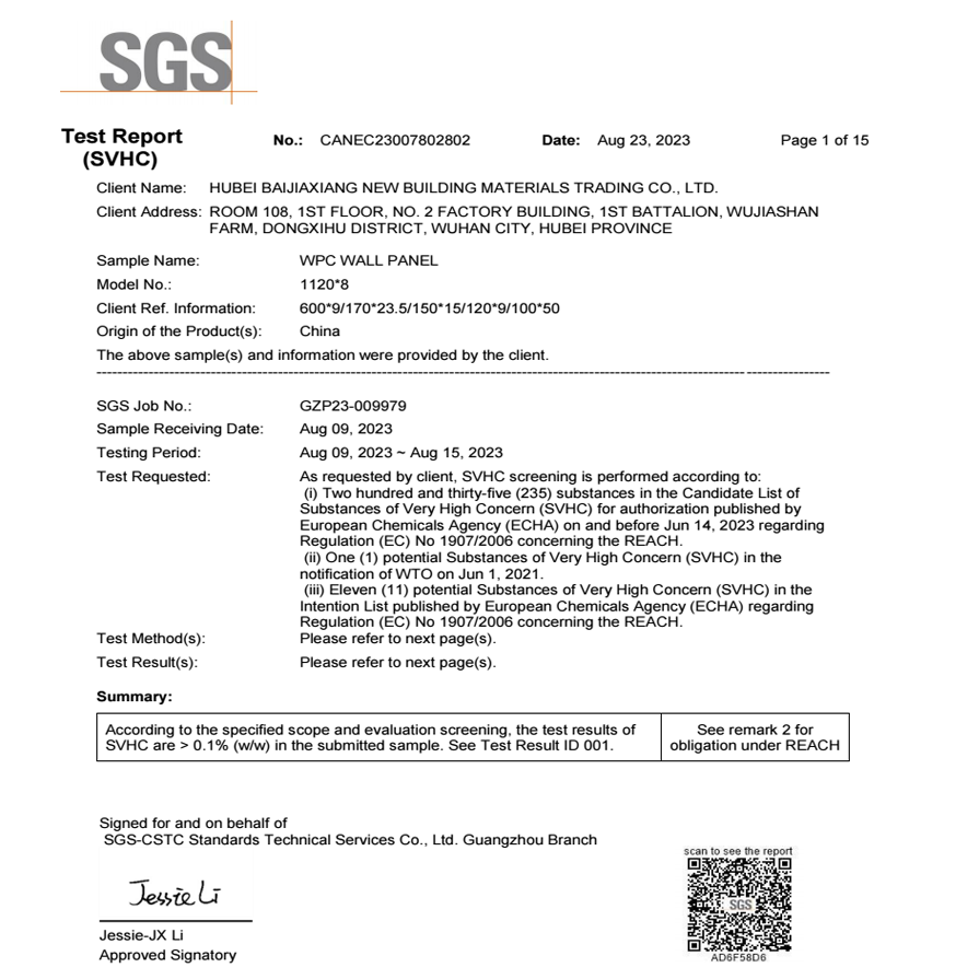 SGS-reach The EU is highly concerned about substances